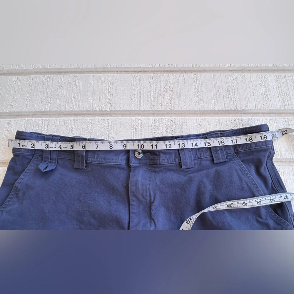Duluth Trading Co. Flex Fire Hose Cargo Shorts Blue/Gray‎ Size 40 Relaxed Fit